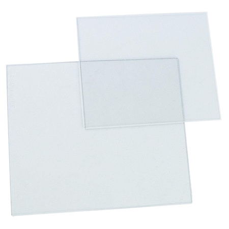 Sellstrom Clear Cover Plates Front and Back Set, PK10 S19454